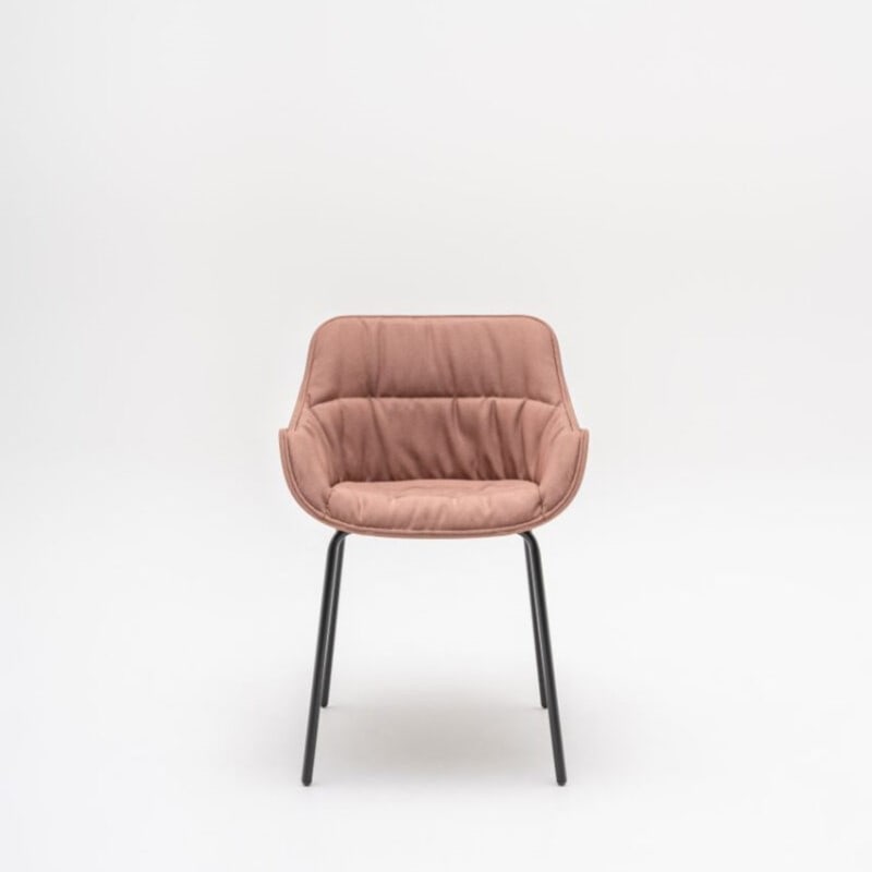 Chaise pied métal BALTIC Soft Duo