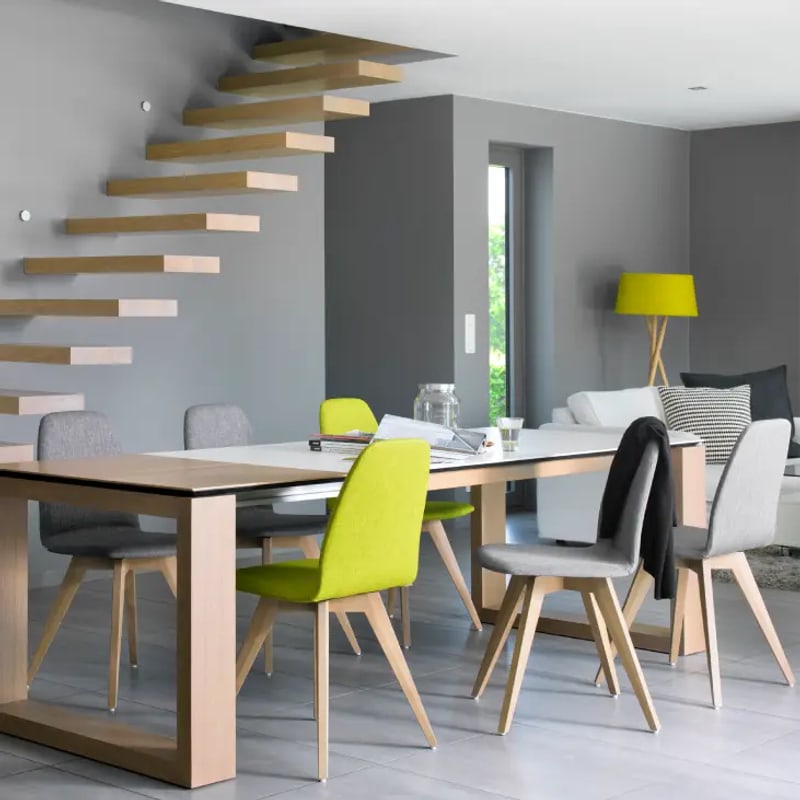 Chaise pieds en bois MOOD #11