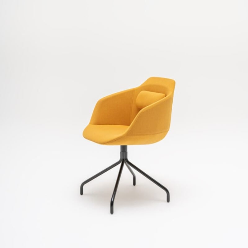 Chaise pivotante pied étoile fixe ULTRA