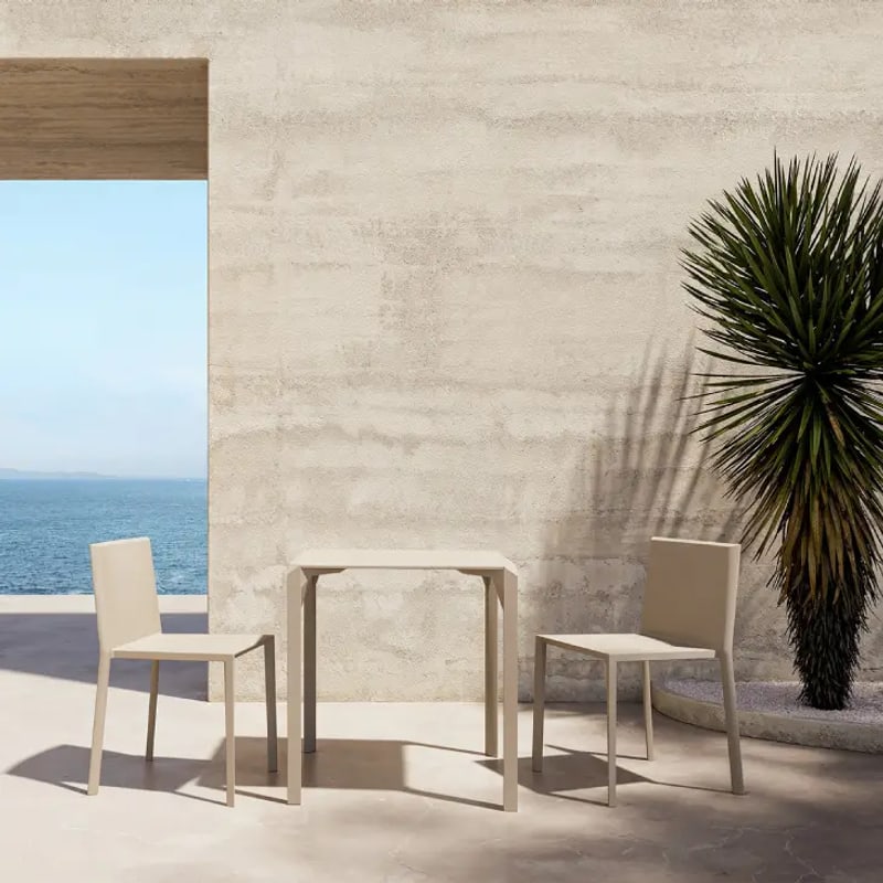 Chaise QUARTZ sans accoudoirs - VONDOM