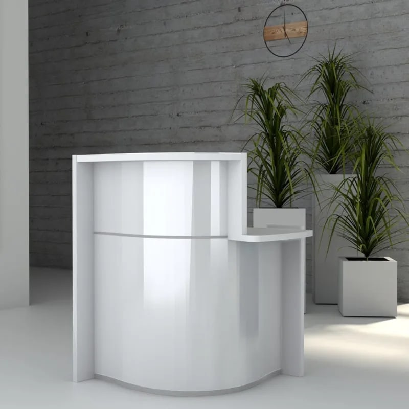 Comptoir d'accueil design WAVE