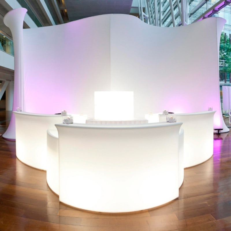 Comptoir design lumineux BREAK BAR