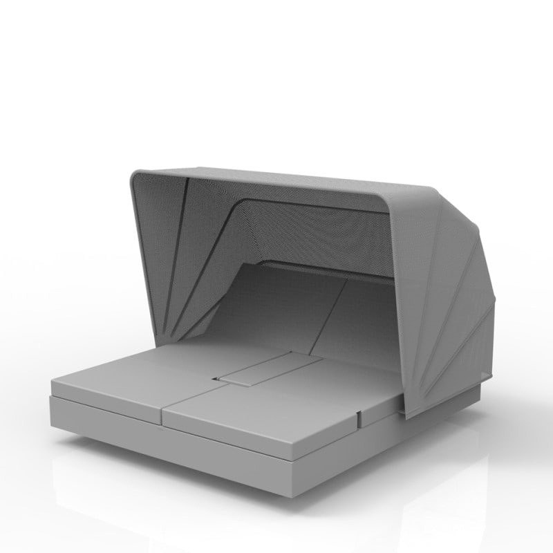 Daybed nid 2 places 4 dossier inclinable VELA