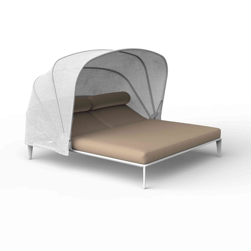 Daybed PASADENA avec pare-soleil - blanc