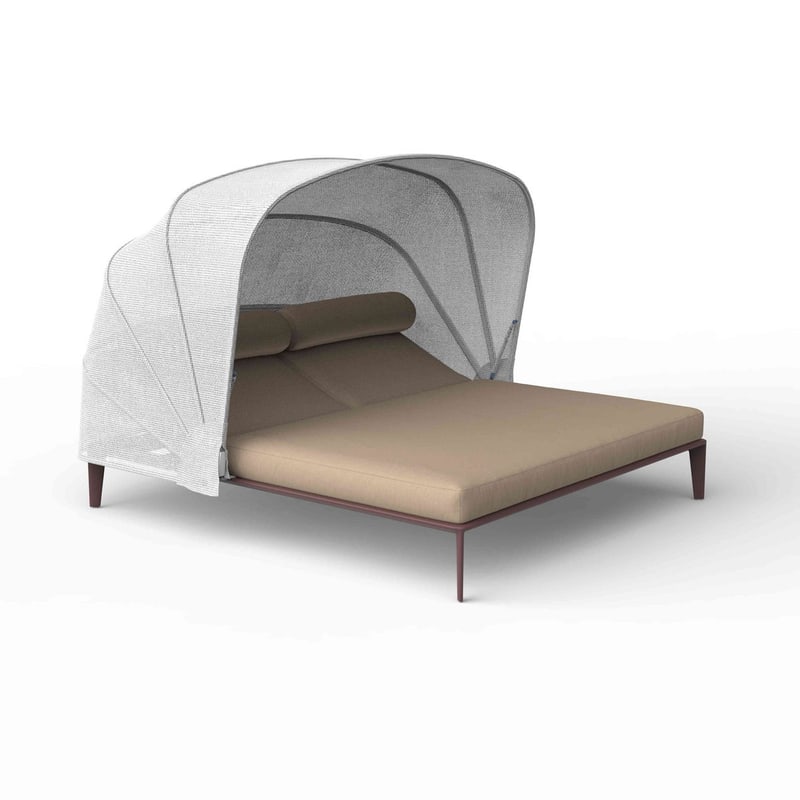 Daybed PASADENA avec pare-soleil - garnet