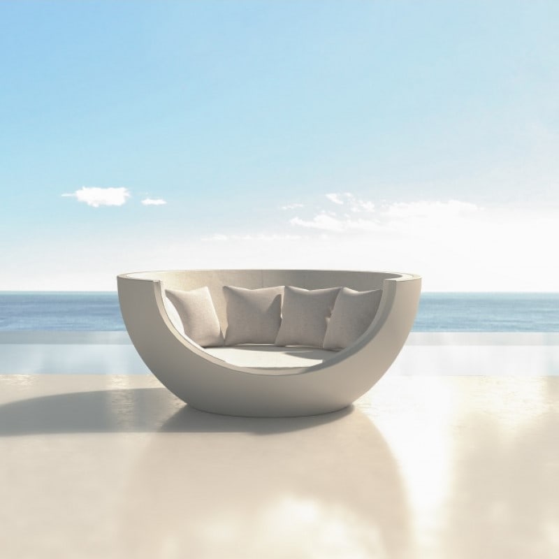 Daybed rond avec dossier ULM MOON