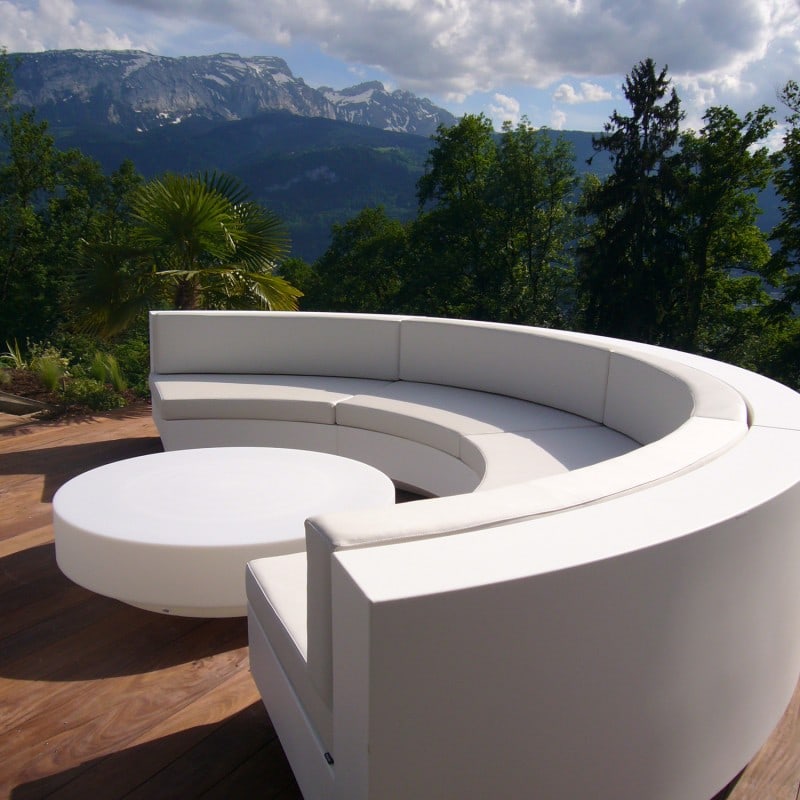 Ensemble canapé demi cercle VELA de VONDOM