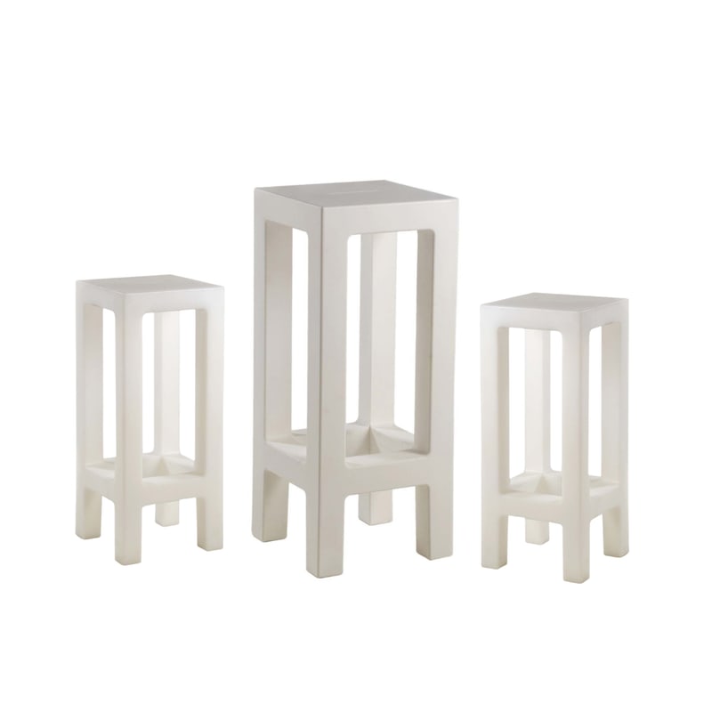 Ensemble JUT table + 2 tabourets - ice