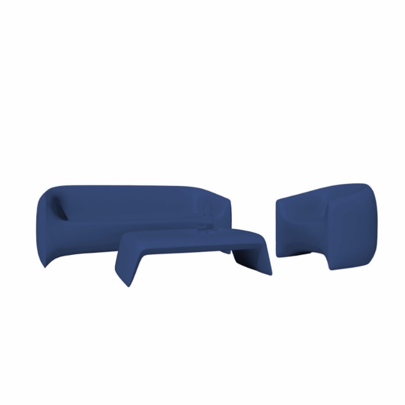 Ensemble salon de jardin BLOW - bleu