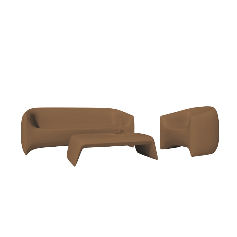 Ensemble salon de jardin BLOW - camel