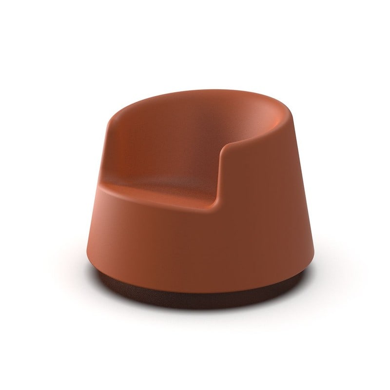 Fauteuil à bascule ROULETTE - clay