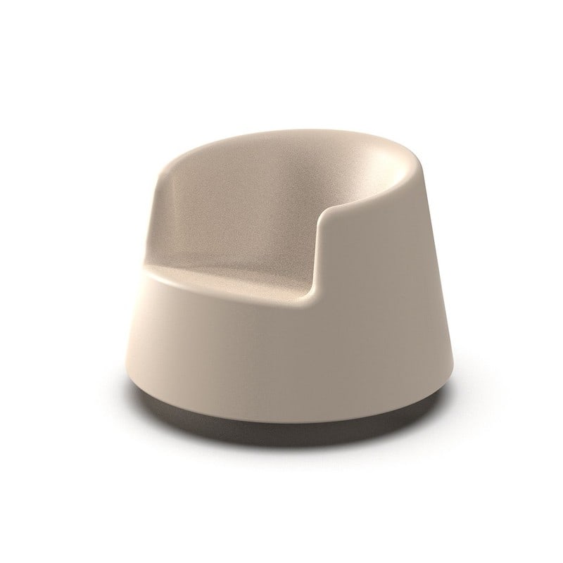Fauteuil à bascule ROULETTE - crème