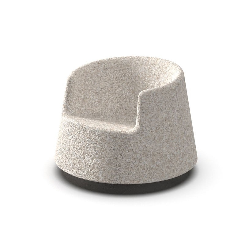 Fauteuil à bascule ROULETTE - écru granit