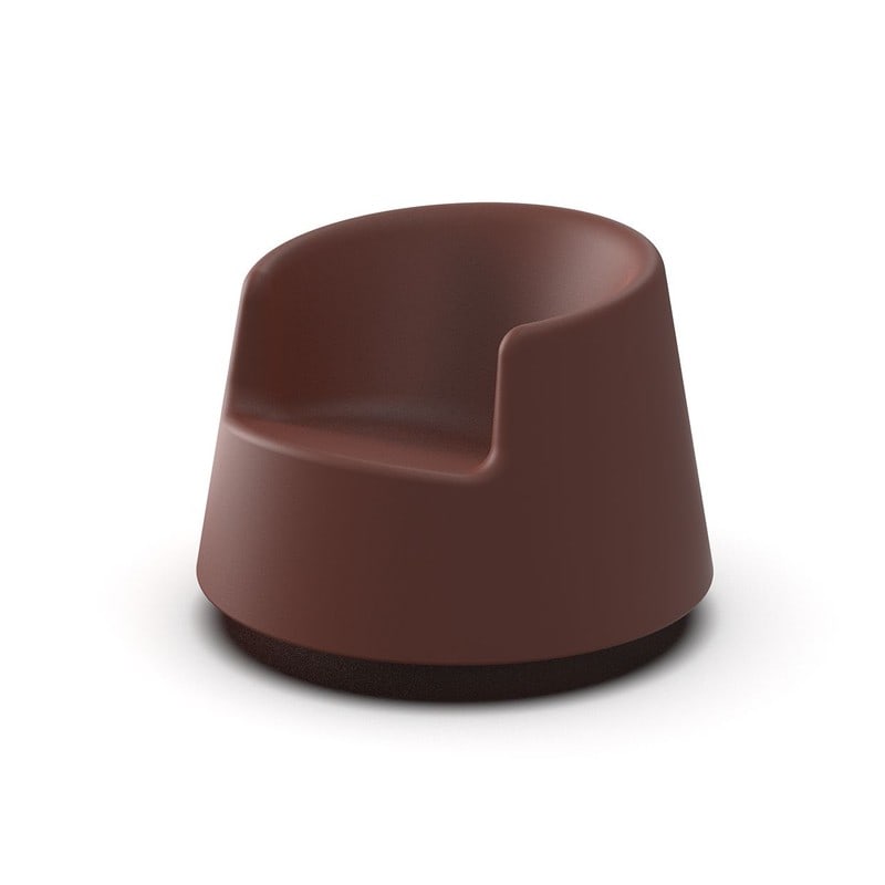 Fauteuil à bascule ROULETTE - garnet