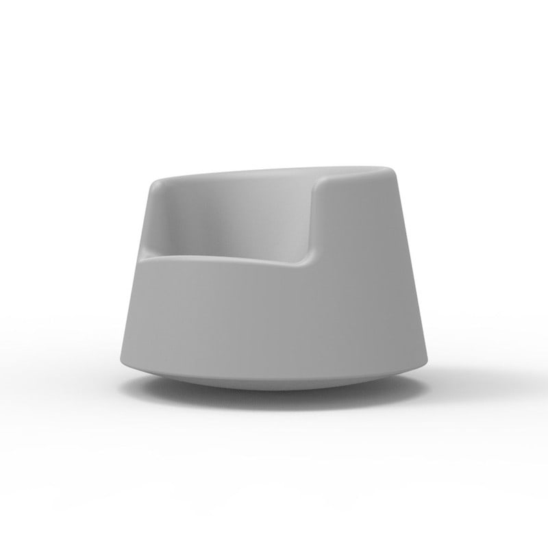 Fauteuil à bascule ROULETTE - gris