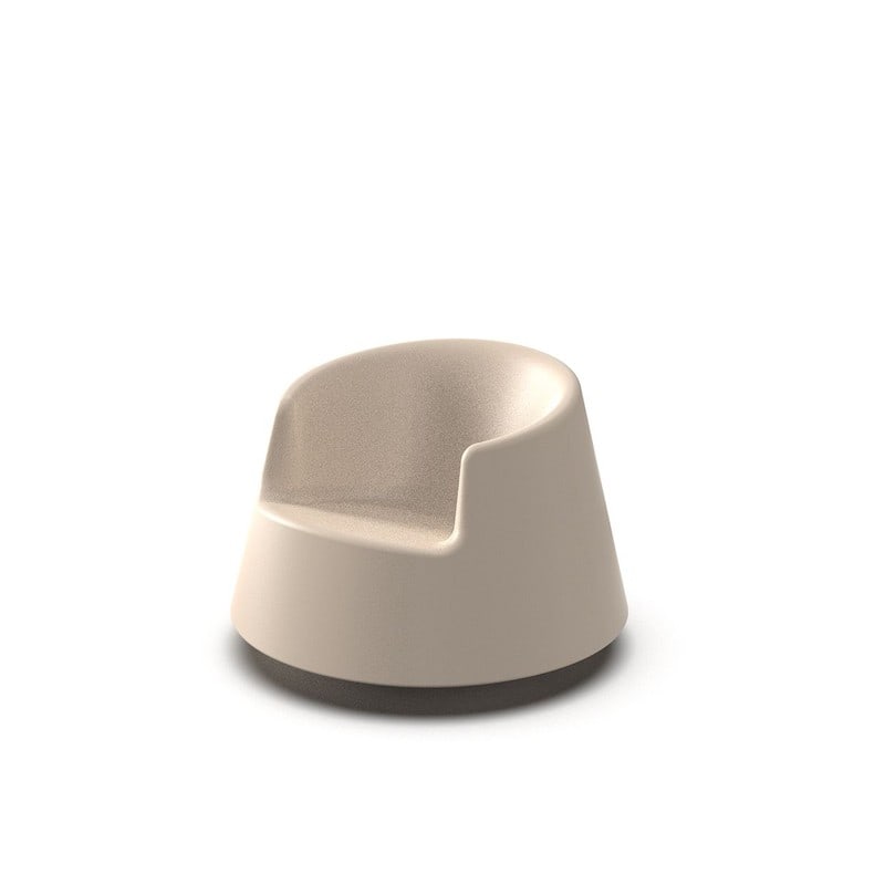 Fauteuil à bascule ROULETTE KIDS - crème