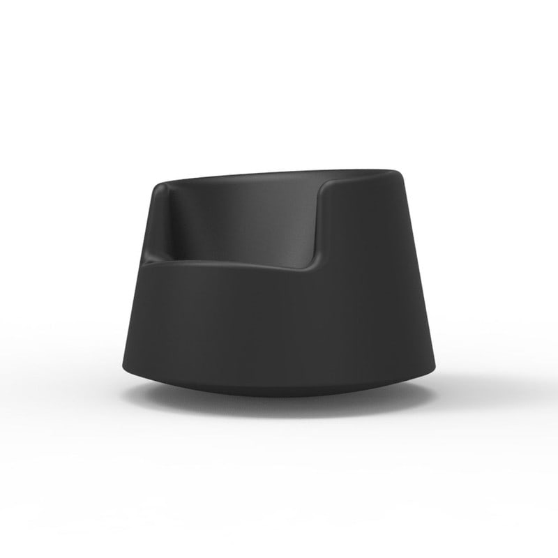 Fauteuil à bascule ROULETTE - noir