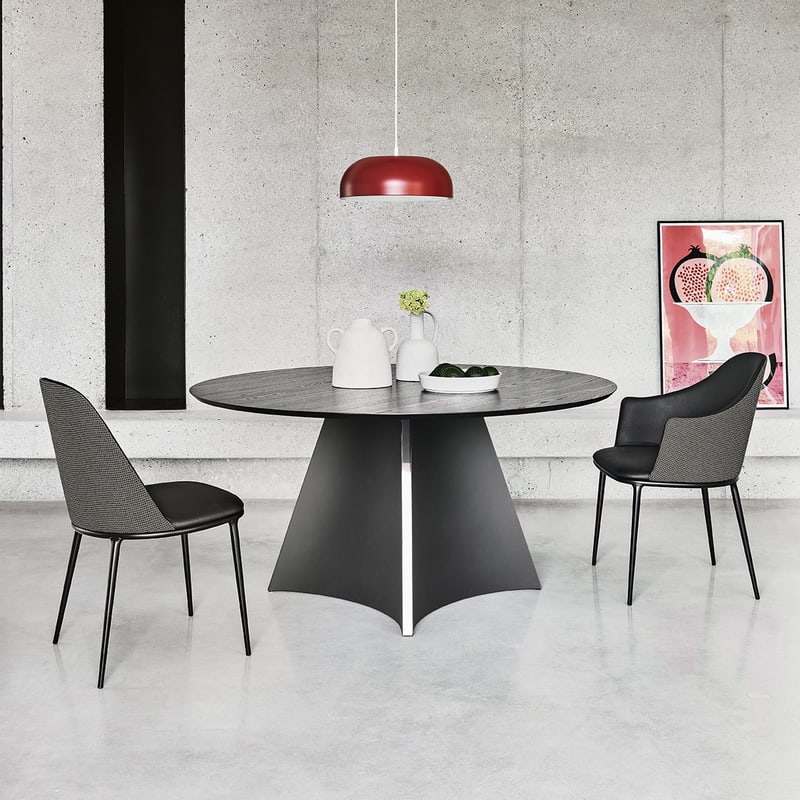 Fauteuil d'accueil pieds métal LEA - MIDJ