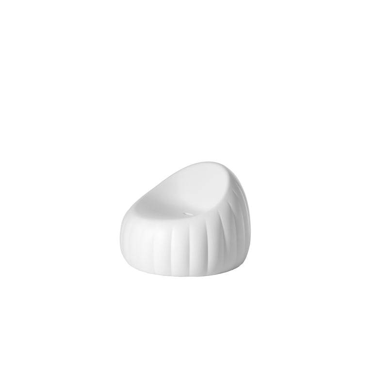 Fauteuil design GELÉE LOUNGE - blanc soft