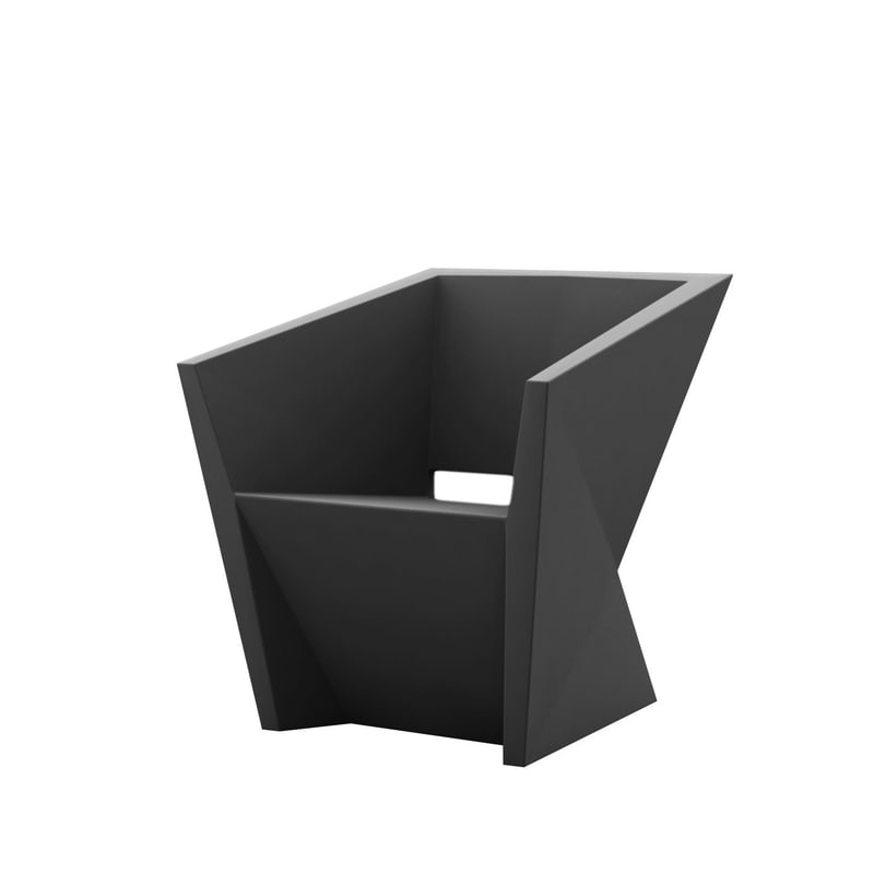 Fauteuil design in & out FAZ - anthracite