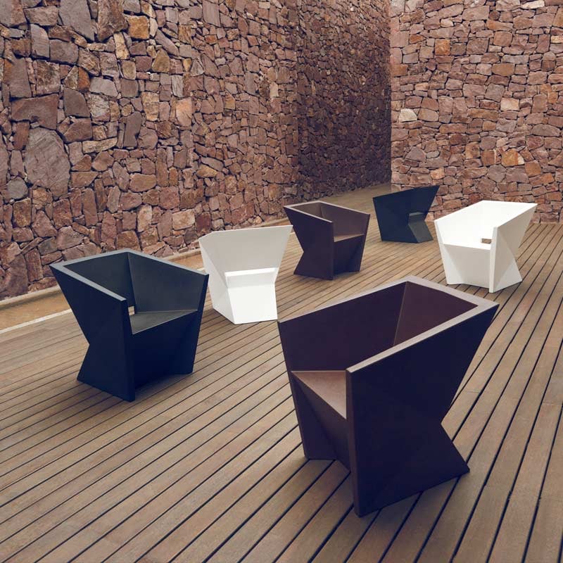 Fauteuil design in & out FAZ de VONDOM