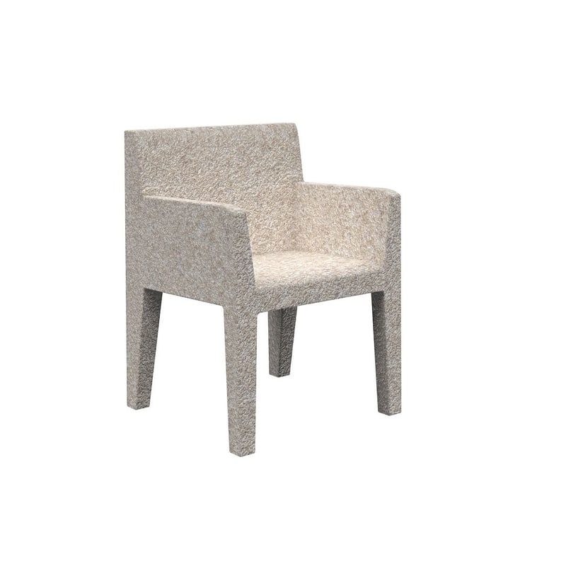 Fauteuil design in & out JUT - écru granit