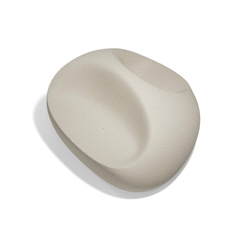 Fauteuil double in & out STONE - écru granit