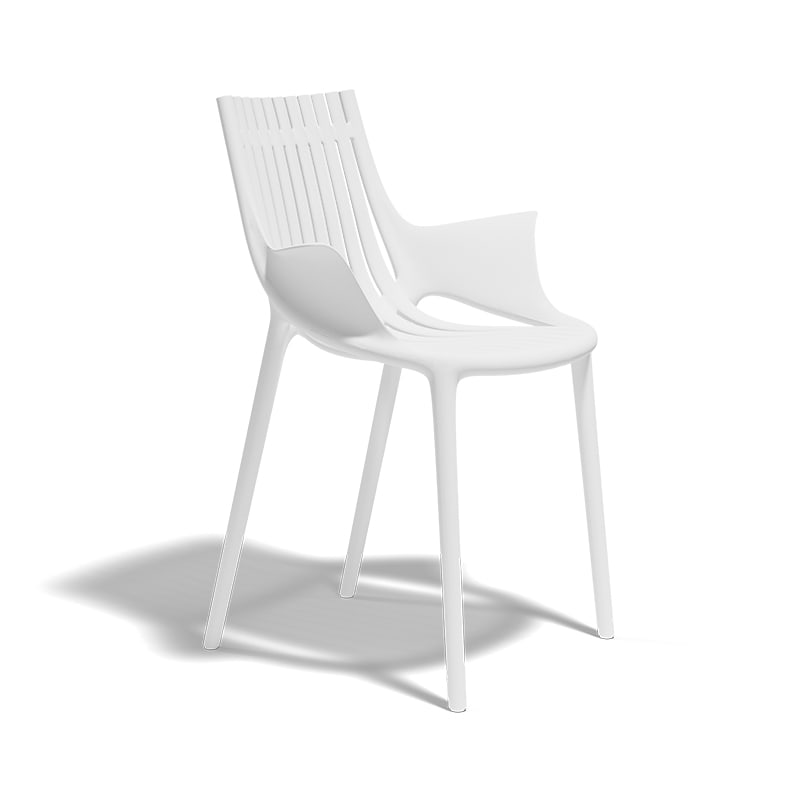 Fauteuil extérieur design IBIZA - blanc