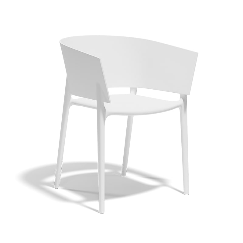 Fauteuil in & out AFRICA - blanc