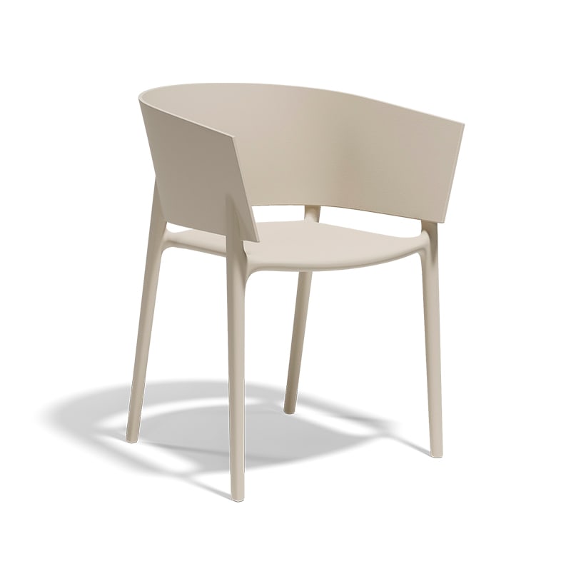 Fauteuil in & out AFRICA - écru