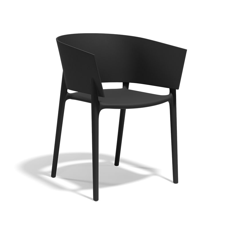 Fauteuil in & out AFRICA - noir