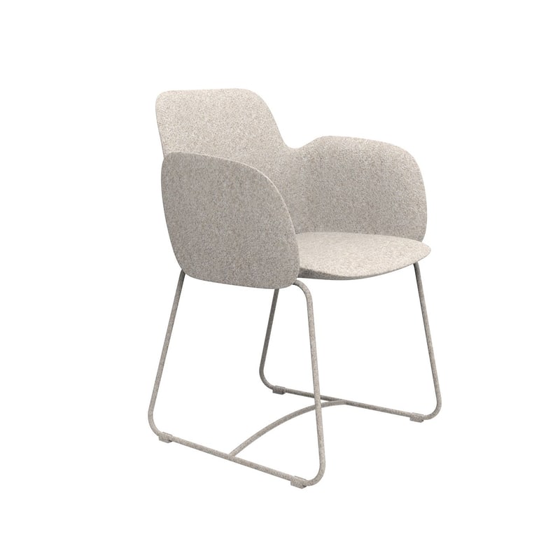 Fauteuil in & out PEZZETTINA - écru granit