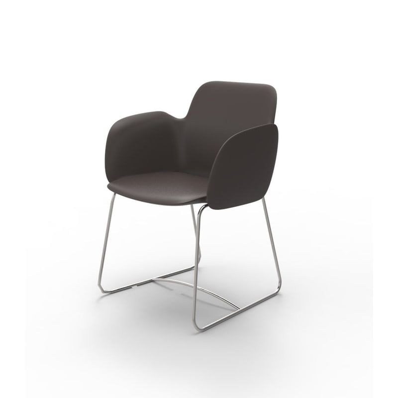 Fauteuil in & out PEZZETTINA - marron