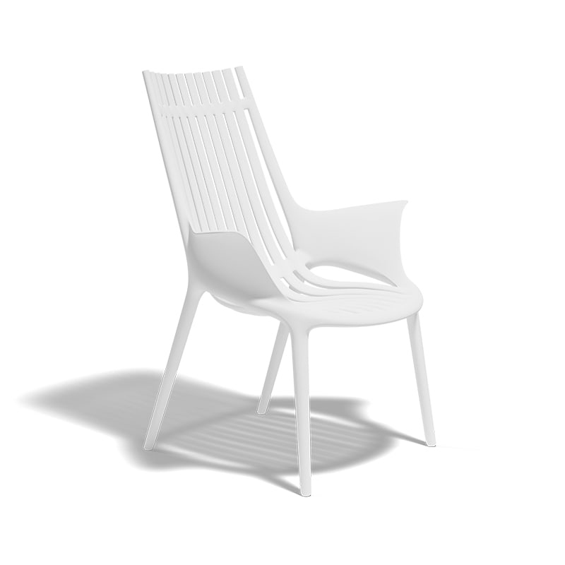 Fauteuil lounge extérieur IBIZA - blanc