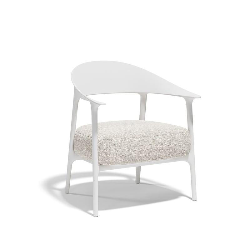 Fauteuil lounge in & out AFRICA - white