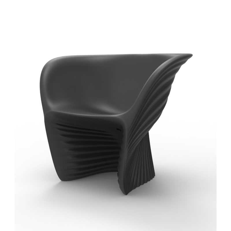 Fauteuil lounge in & out Biophilia - anthracite