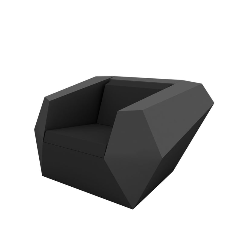 Fauteuil lounge in & out FAZ - anthracite
