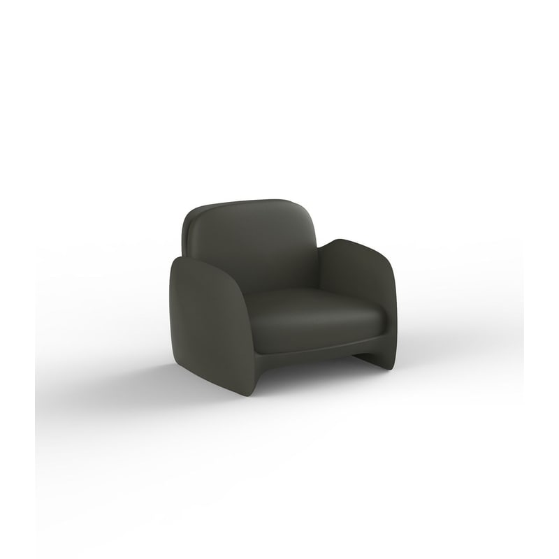 Fauteuil lounge in & out PEZZETTINA - anthracite