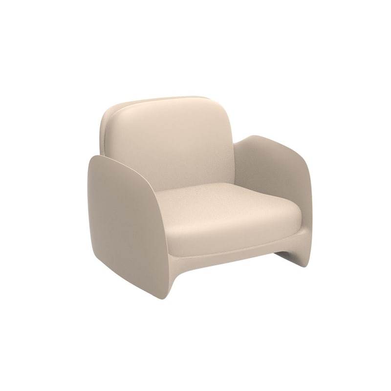 Fauteuil lounge in & out PEZZETTINA - crème