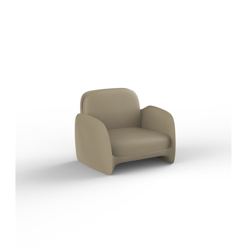 Fauteuil lounge in & out PEZZETTINA - tortora
