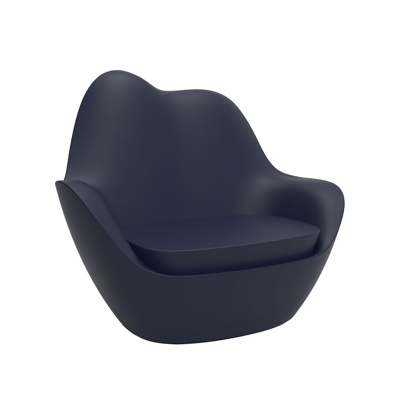 Fauteuil lounge in & out SABINAS - bleu