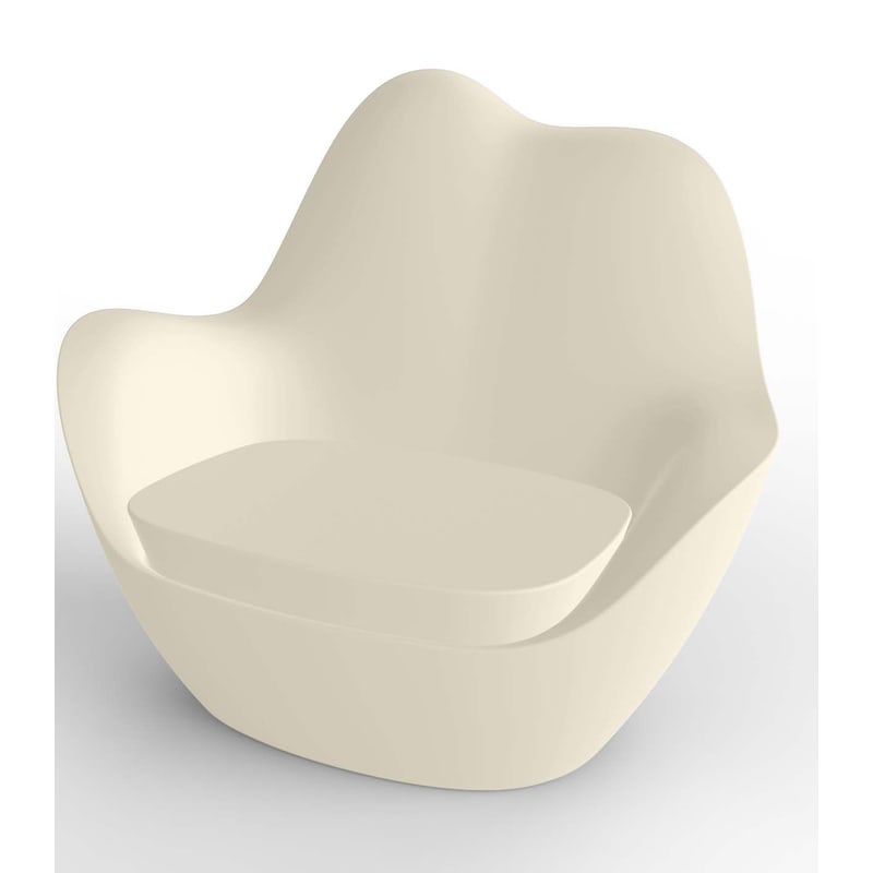 Fauteuil lounge in & out SABINAS - crème