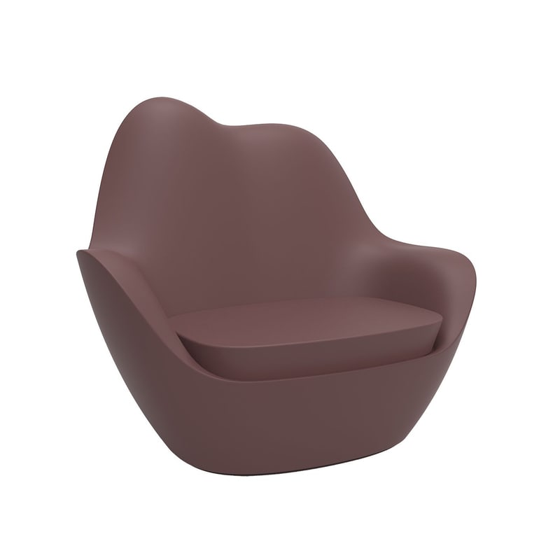 Fauteuil lounge in & out SABINAS - grenat