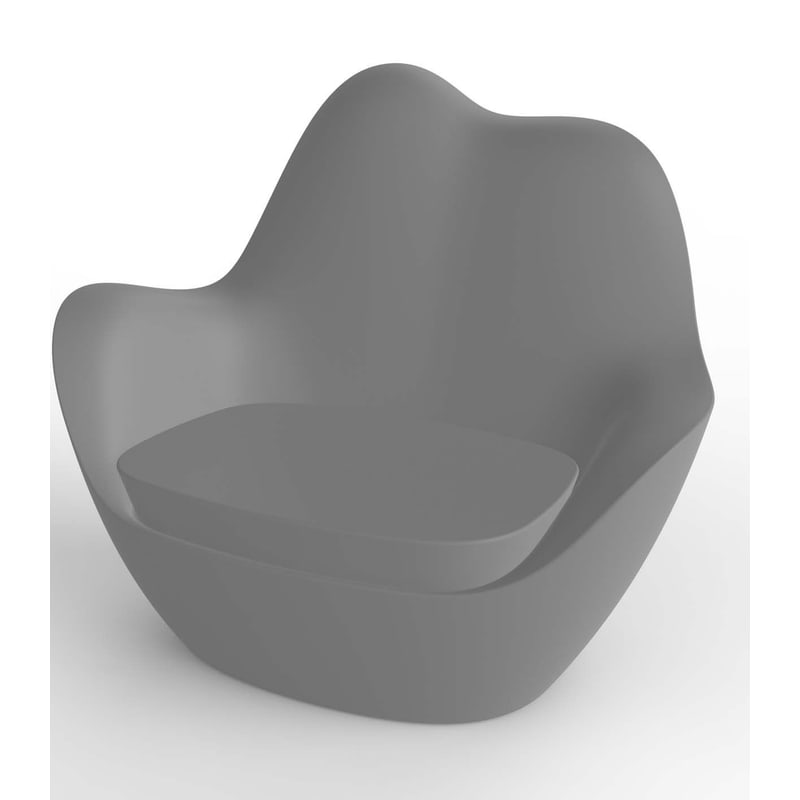 Fauteuil lounge in & out SABINAS - gris