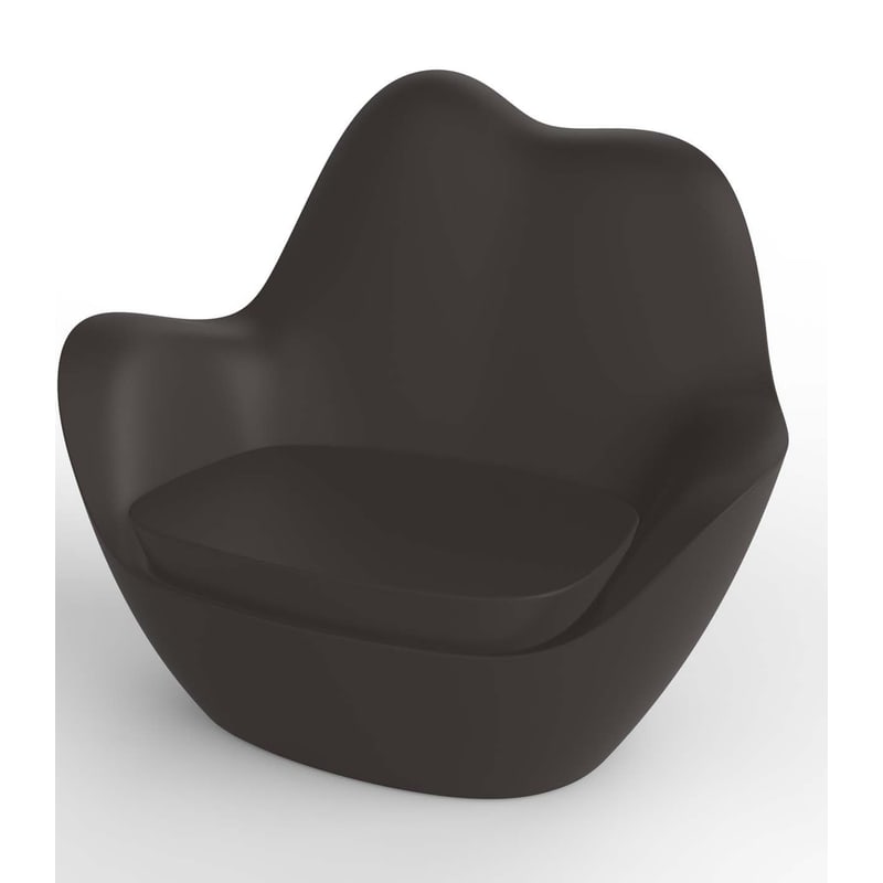 Fauteuil lounge in & out SABINAS - marron