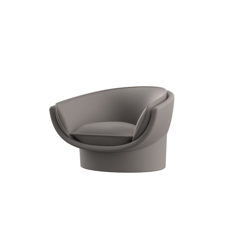 Fauteuil lounge LUNA - Tortora