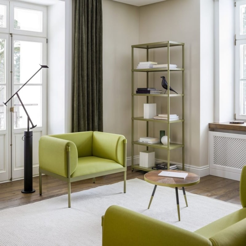 Fauteuil lounge pieds métal STILT MDD