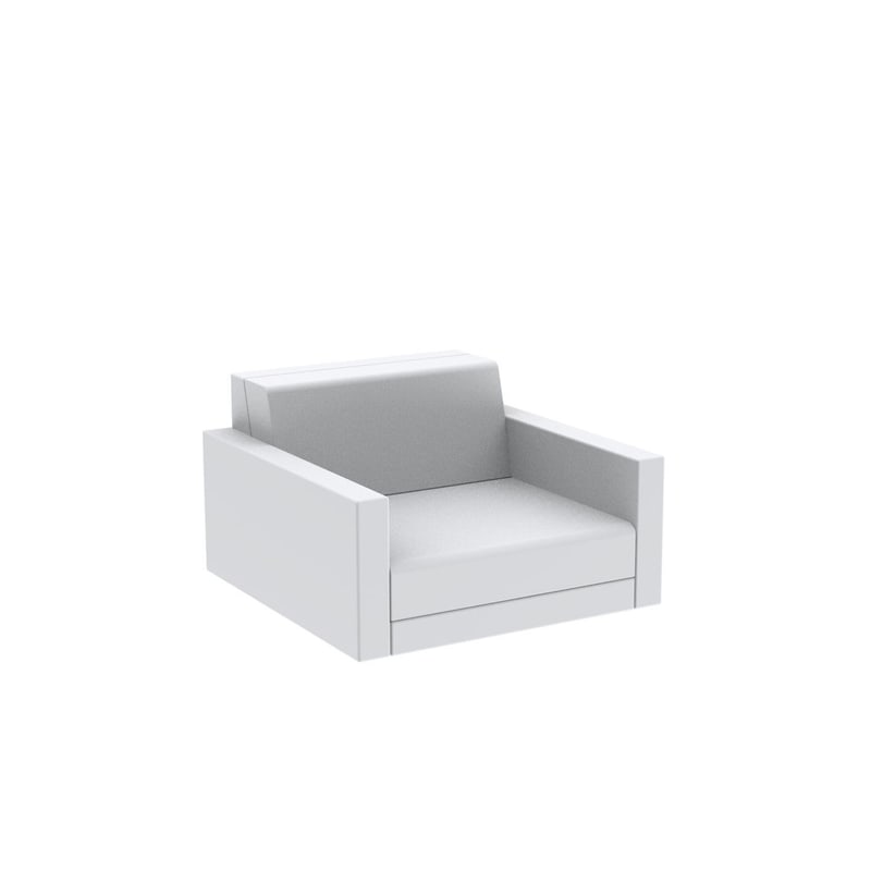 Fauteuil lounge PIXEL - Ice