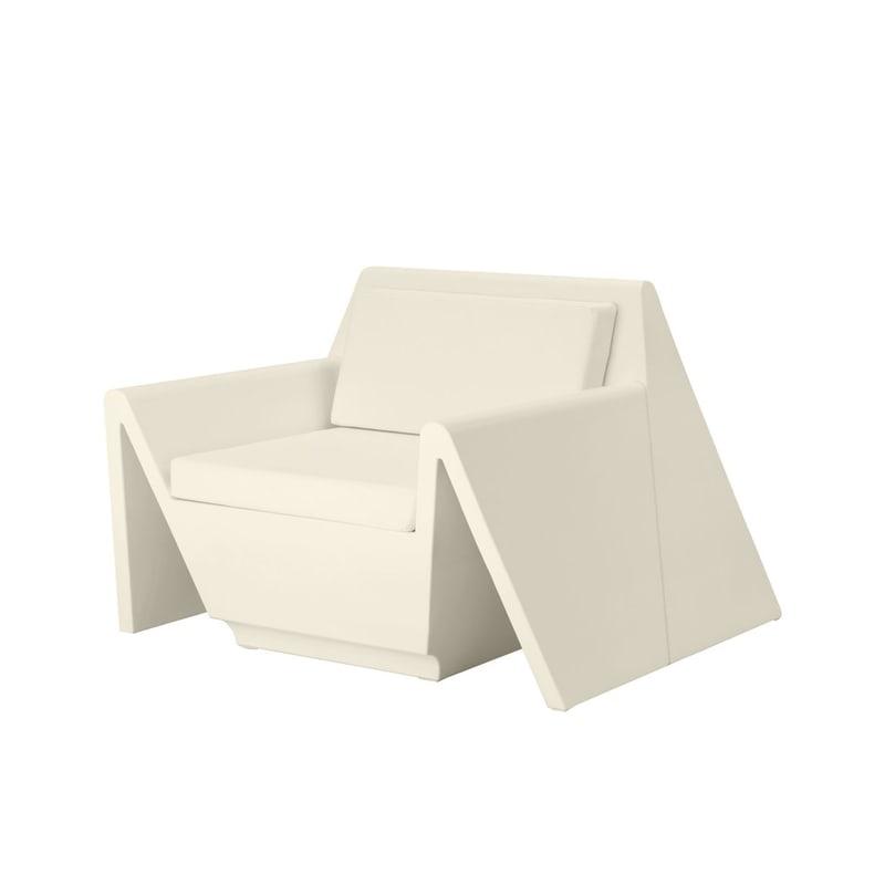 Fauteuil lounge REST - écru