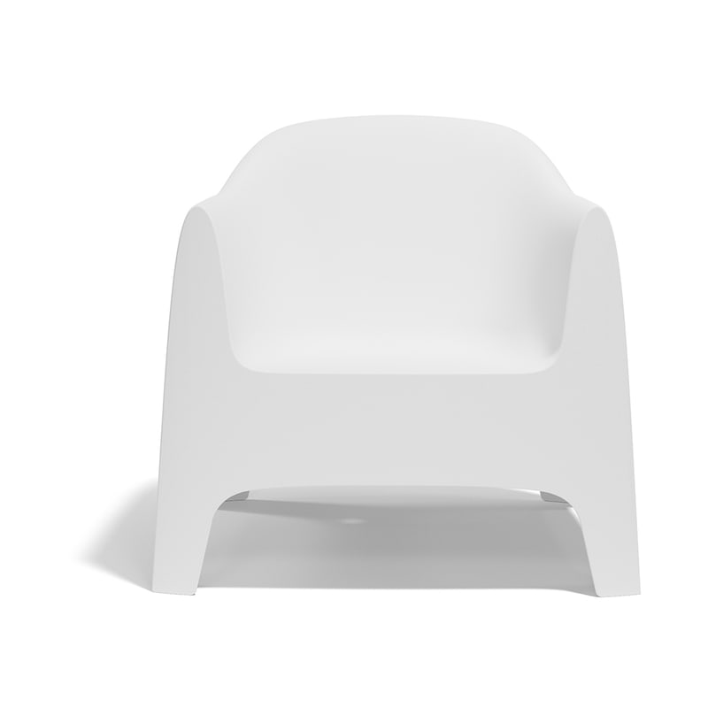 Fauteuil lounge SOLID de VONDOM - blanc